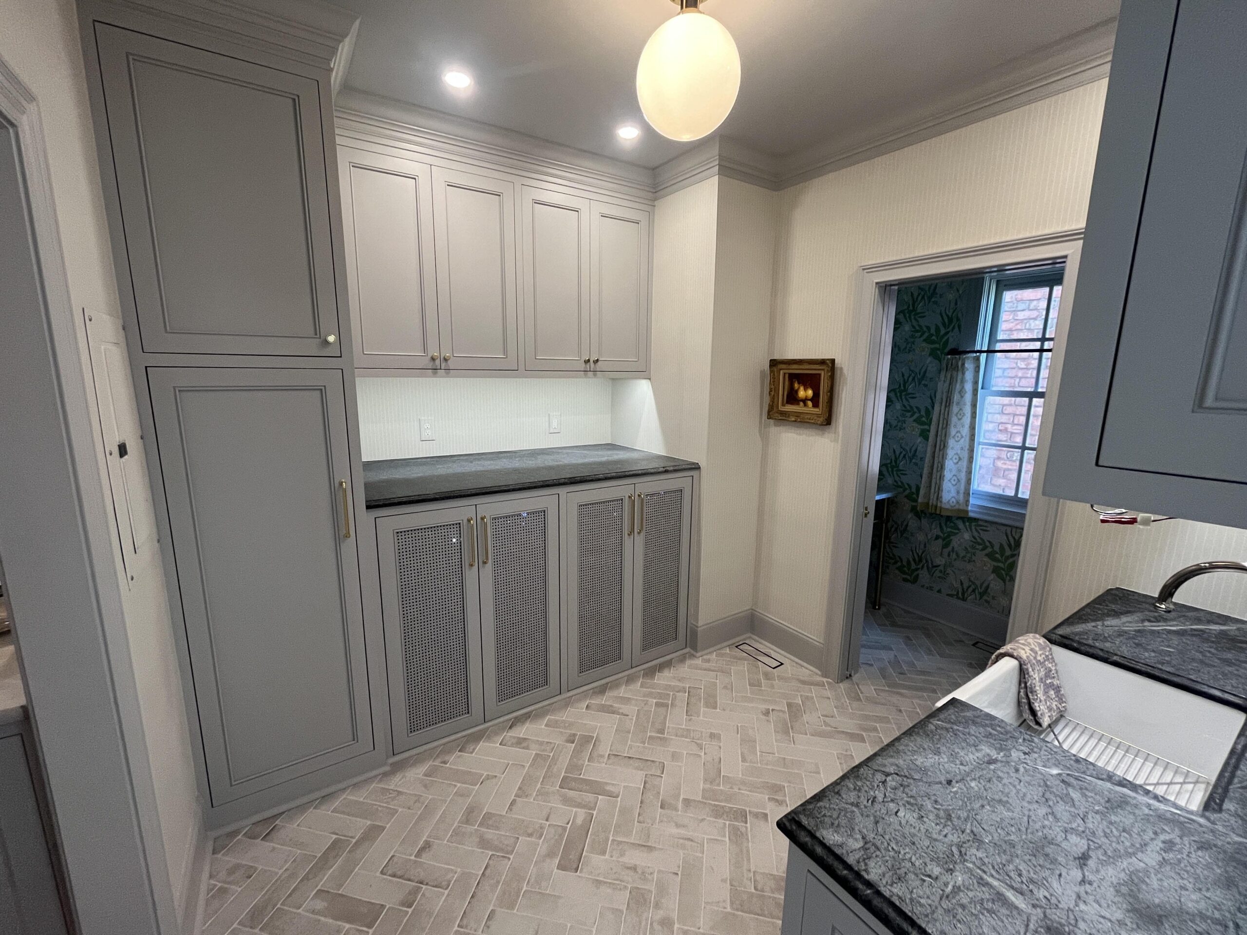 Laundry Room with Addition of Powder Bath