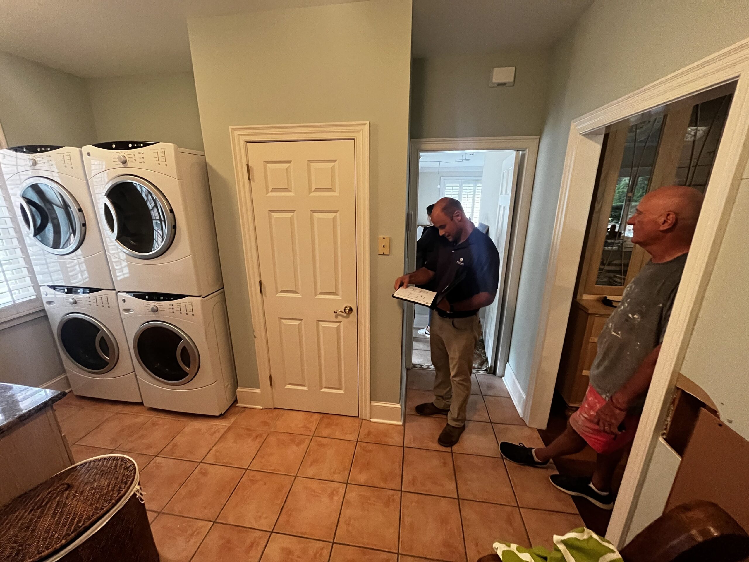 Laundry Room with Addition of Powder Bath