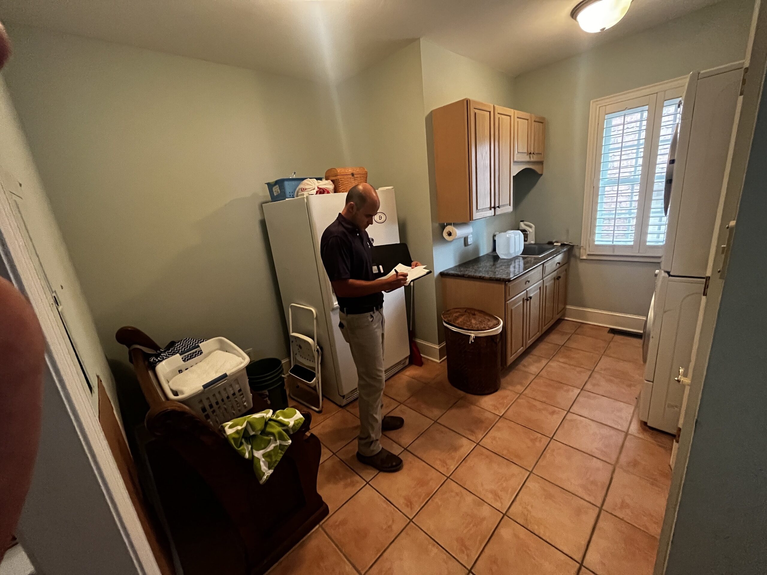 Laundry Room with Addition of Powder Bath