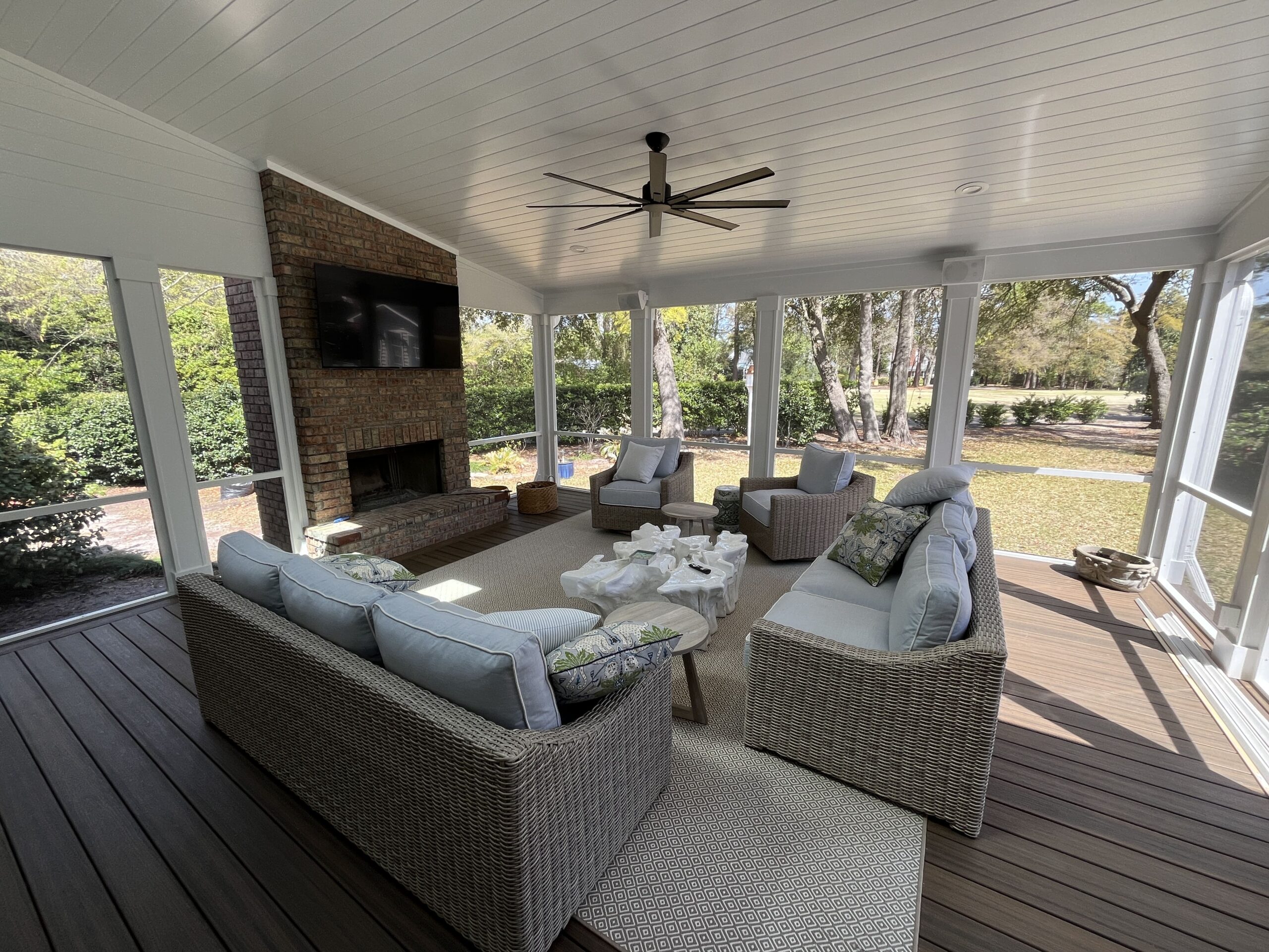 Patio Expansion and Covered Screen Porch Addition