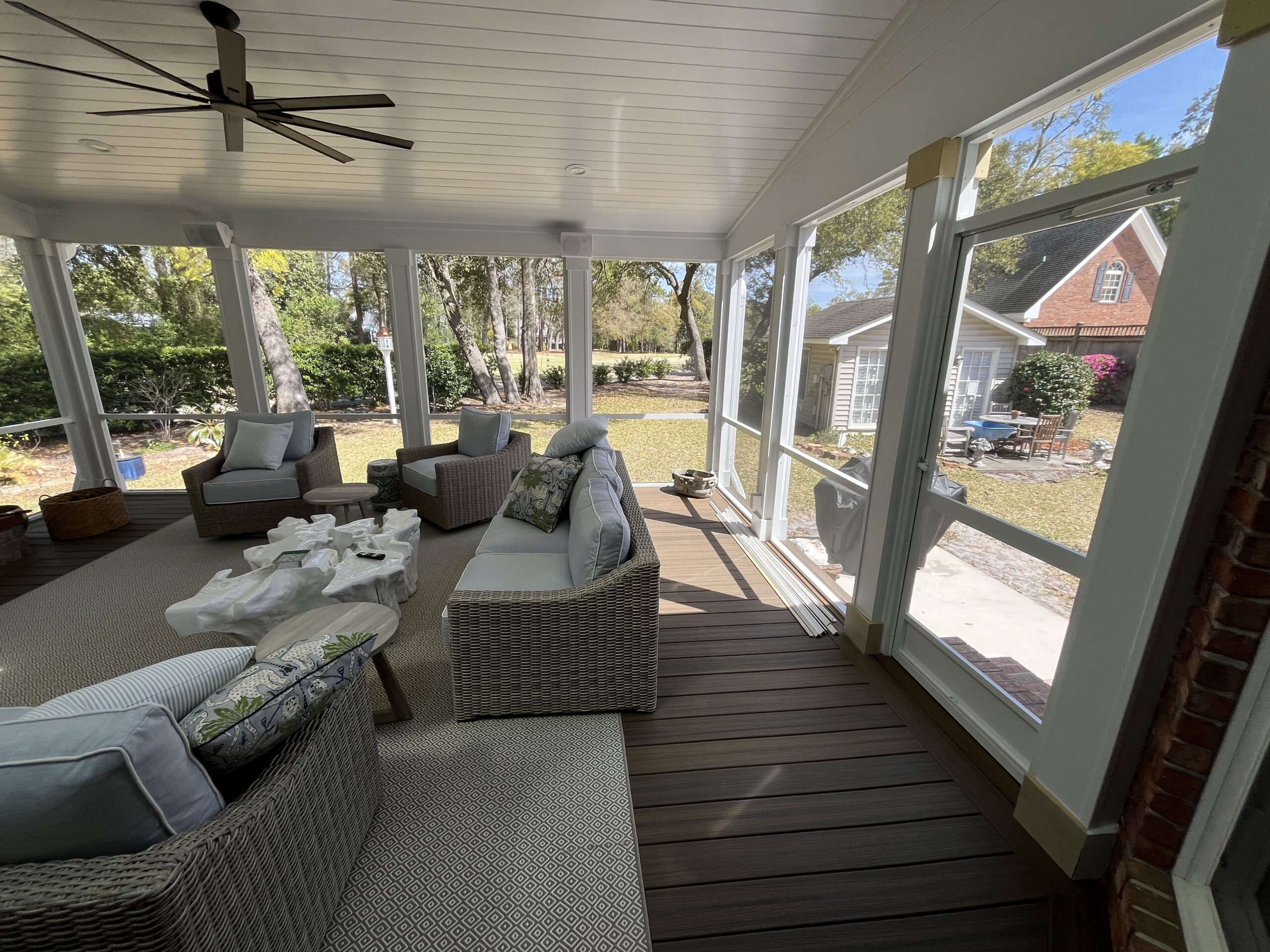 Patio Expansion and Covered Screen Porch Addition