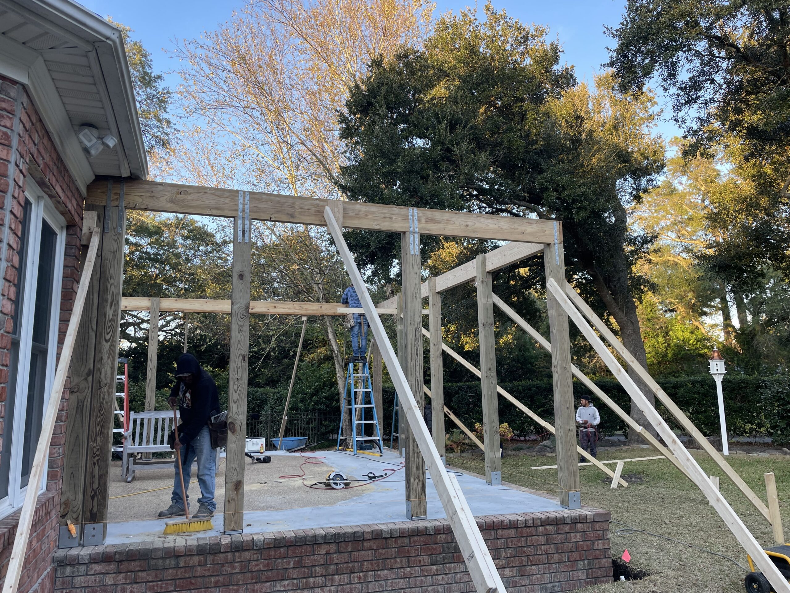 Patio Expansion and Covered Screen Porch Addition