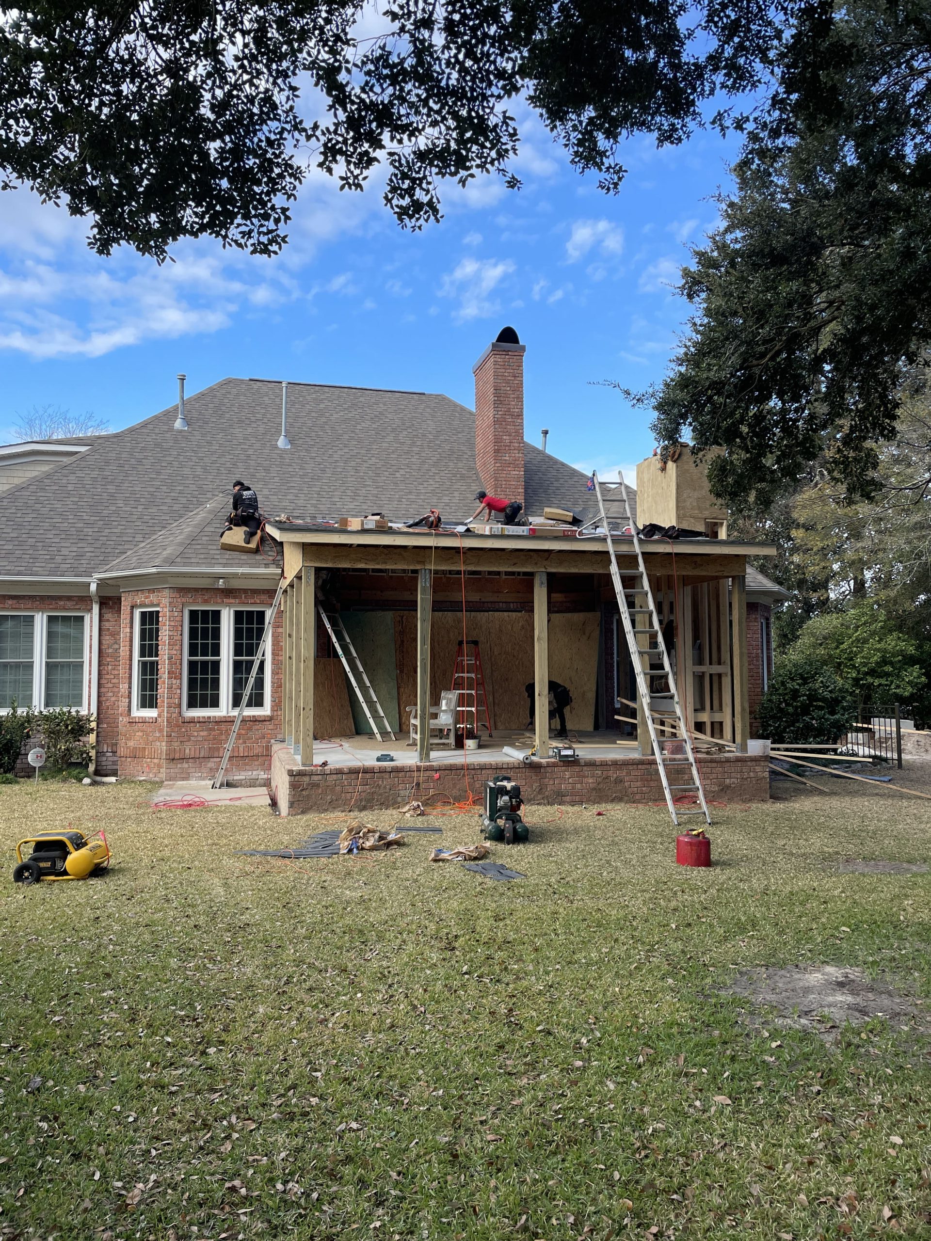 Patio Expansion and Covered Screen Porch Addition