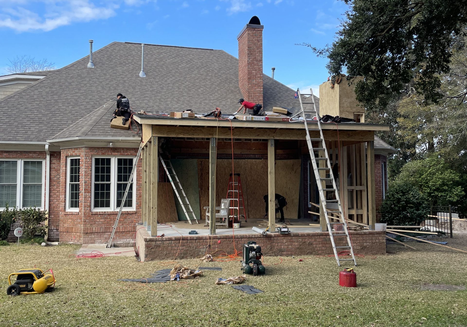 Patio Expansion and Covered Screen Porch Addition